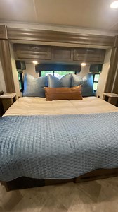 For six years…That’s right, SIX YEARS, we struggled making the bed in our RV. Anyone who’s ever had an RV knows how difficult it is when your bed is in a slide out and the walls are right up against the mattress. We finally got some new bedding from @beddys and WOW. What a difference. This is so much easier and we should’ve done this years ago. We got the Halston Luxe bedding. Not only is it beautiful, but it’s so much easier to make the bed now. If you’re not familiar with how Beddy‘s works, he