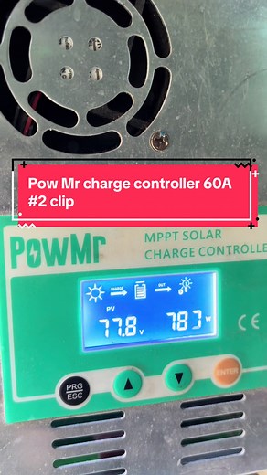 Pow Mr 60A Charge Controller for Solar Systems