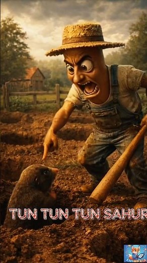 tun tun tun sahur 🤝 Mole Peace Dance | Brainrot Farmer #tungtungtungsahur