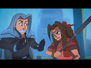 Sephiroth vs Aerith! - Final Fantasy VII Animation - GAME SHENANIGANS! 😇💫🏋️‍♂️