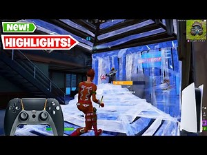 New Fortnite PS5 Scuf Reflex gameplay highlights 4K 120 Fps settings