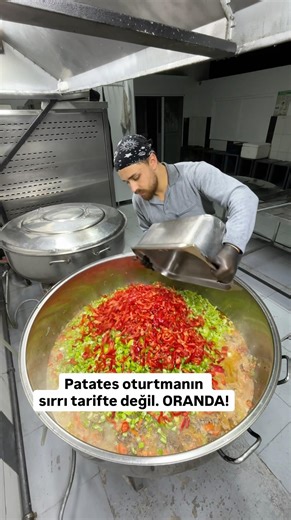 Patates oturtmanın sırrı tarifte değil. ORANDA!