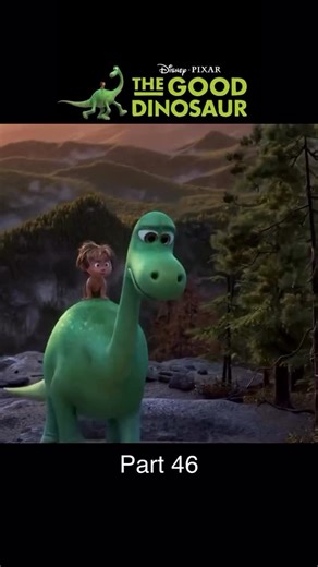 Cartoon life on Instagram: "You can’t be brave if you’ve only had wonderful things happen to you. f The Good Dinosaur turns this simple line into a heartfelt adventure about fear courage and growing up. Arlo, a gentle and nervous Apatosaurus, feels small in a world that expects him to be strong. When he gets separated from his family, his journey becomes one of self discovery rather than survival alone. Along the way he meets Spot, a wild human boy with more courage in his silence than words cou