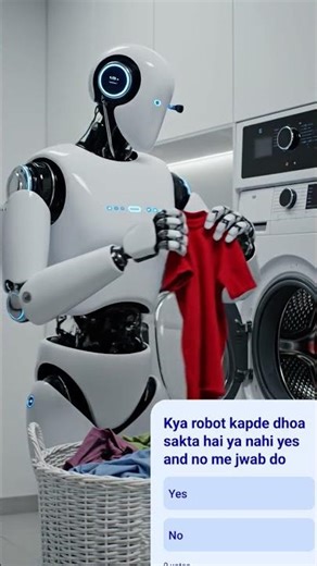 Robot washing machine clothes