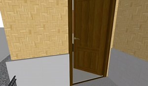 3.3K views · 41 reactions | Simple house design half amakan two bed room interior and exterior | Simple house | Facebook