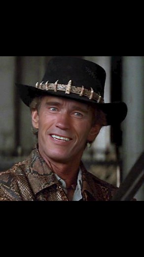 Arnold as Crocodile Dundee. Deepfake by Brian Monarch. Voiceover by Joe Gaudet | Joe Gaudet