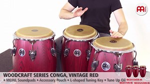 79K views · 845 reactions | [NEWS17] Today I want to introduce the the MEINL Woodcraft Series Congas stand for tradition combined with exceptional workmanship. Only the finest hand selected materials are used to produce these premium drums. Their new shaped shells provide a broad range of different tonal characteristics. -Quentin #meinl #conga #congaset #meinlpercussion #newgear #news17 | Meinl Percussion | Facebook