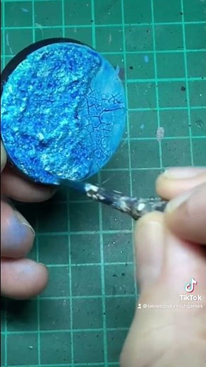 Make Ice Frozen Snow Bases For Your Miniatures - Warhammer 40k Space Wolves - Frostgrave - D&D