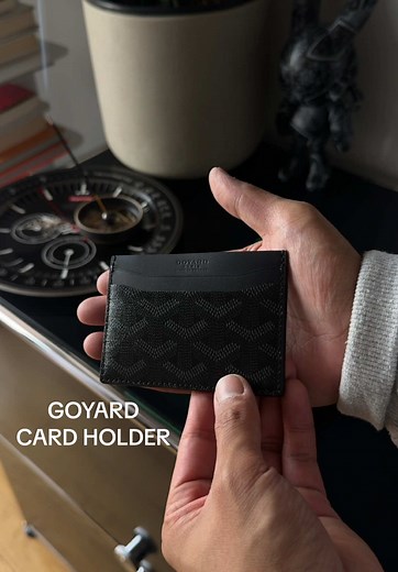 Jet Black Goyard Card Holder Unboxing Experience