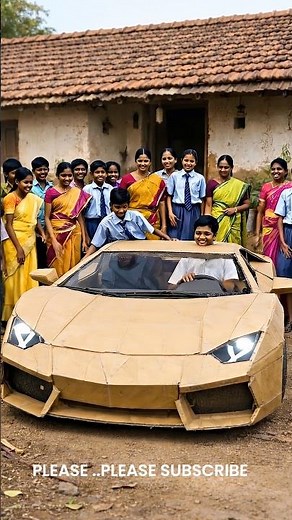 From Cardboard Box to Lamborghini! 😳🔥