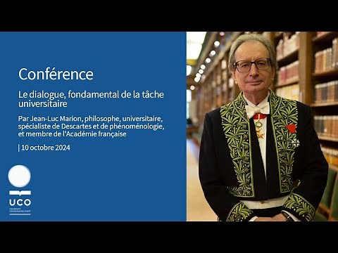 🎙️ Conférence inaugurale avec Jean-Luc Marion | Rentrée solennelle UCO 24-25