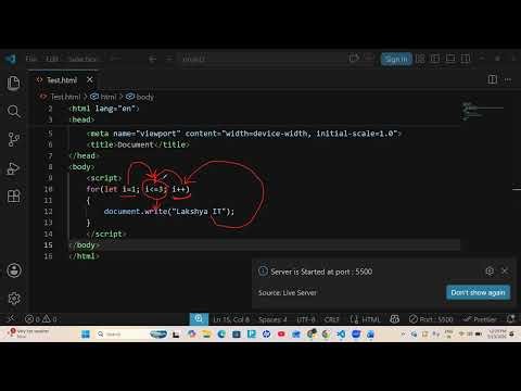 JavaScript Day 6 Loops & Array in JS Lec 1