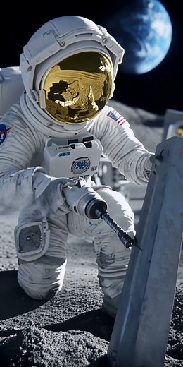 The dream of returning to the Moon becomes real. NASA astronauts assemble the first permanent lunar base — one bolt, one beam, one heartbeat at a time. This ultra-realistic cinematic sequence shows what the future of human exploration will truly look like under the silent sky of the Moon. #NASA #MoonMission #Artemis #Astronauts #LunarBase #CinematicAI #AIArtVideo #8KRealism #MoonExploration #NASA2025 #HumanityBeyondEarth #LunarEngineering #SpaceConstruction #FutureOfSpace #AIUniverse #CinematicV