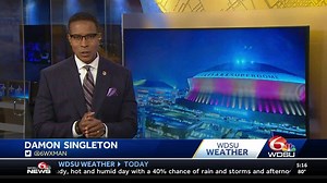 Scattered Monday rain