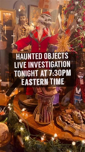 TONIGHT we are LIVE from The Creeper Gallery in New Hope, PA investigating HAUNTED OBJECTS! | New Jersey Paranormal
