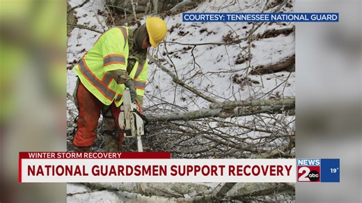 Tennessee National Guard supporting winter storm recovery efforts