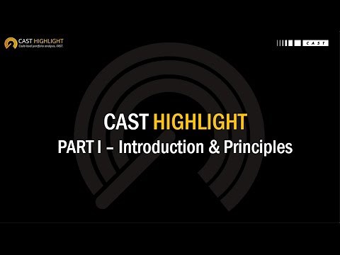 CAST Highlight Tutorial - PART I - Introduction