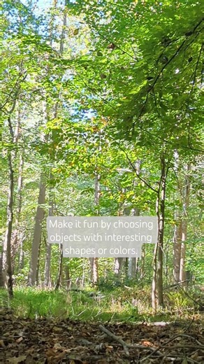 Low Energy Outdoor Adventures: Natural Object Mini Treasure Hunt! Sub for more! #micromovesmatter