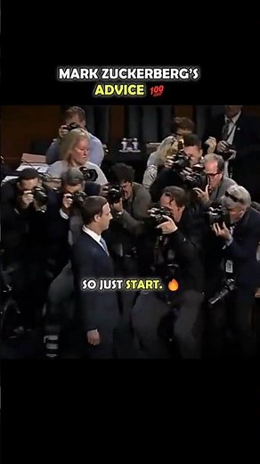 Mark Zuckerberg’s Advice That Will Change How You Start 💯🔥#MarkZuckerberg #Motivation #Success
