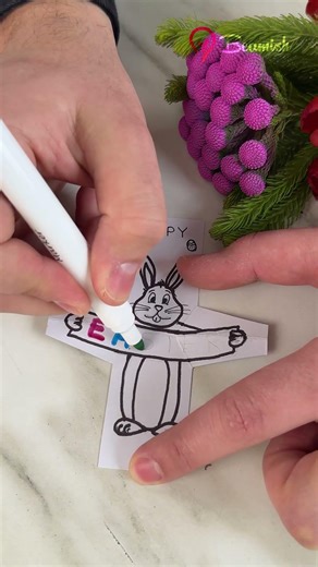 DIY Easter pop up card 💌🌸 #creative #popupcard #eastercrafts