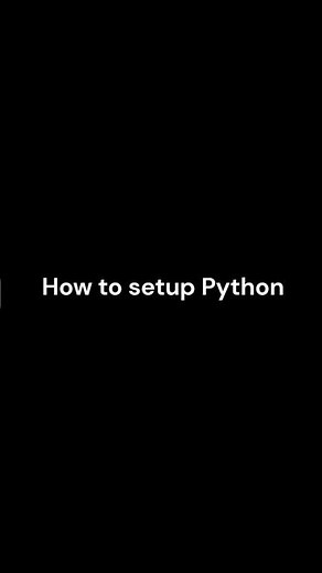 How to Python setup? #Python #CodingForBeginners #TechHelp #programingcenter