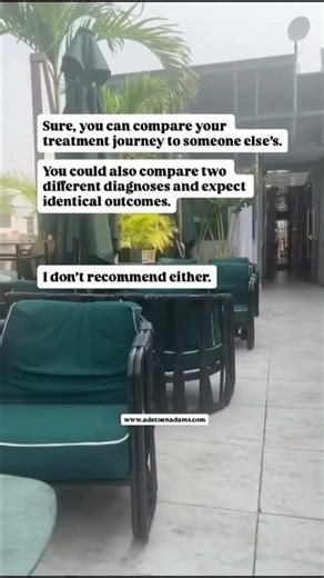 Don’t compare your healing journey with that of someone else 🙏