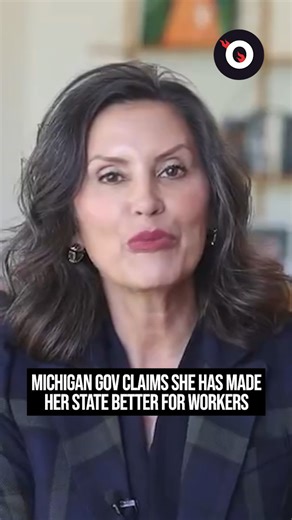 Michigan Gov. Gretchen Whitmer on Monday claimed her administration has improved the lives of workers in her state while recognizing Labor Day 2025. #news #shorts #michigan #detroit #grandrapids #lansing #trump #maga #democrats #republicans #politics #laborday | Off The Press