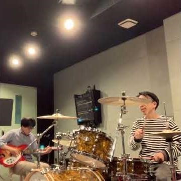 Sound check by Rickenbacker 360(MYJ-160E/011-052) with my friend drummer Takanaka san #rickenbacker