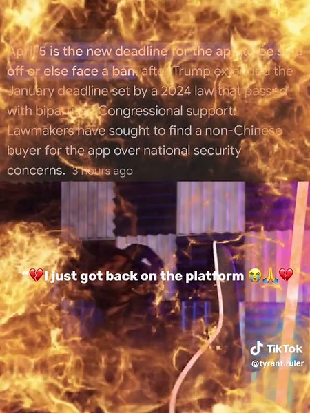 I js got back on the platform 💔😭🙏#tiktok #ban #tiktokban #april5th #coryxkenshin #cory #kenshin #spookyscarysunday