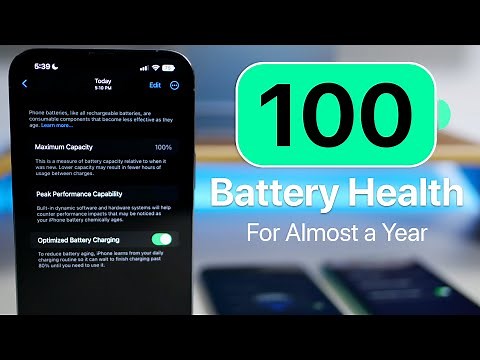100 Percent Battery Health for Almost A Year - Here's How