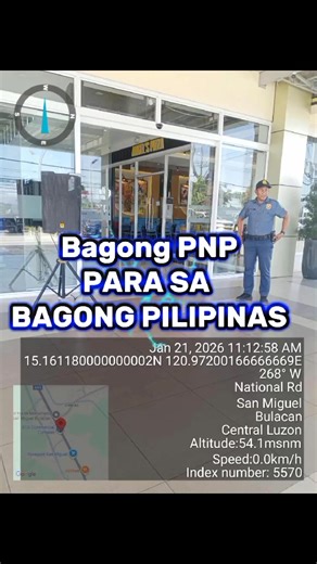 Bulacan PPO – San Miguel MPS At about 11:00 AM onwards on January 21, 2026, personnel of this Station Led by PMSg Marvin DP Gesmundo together with PSSg Emerson Z Tuluan, member of 210 Mike 2, under the supervision of PLTCOL VOLTAIRE C RIVERA, OIC, conducted Foot Patrolling/ POLICE VISIBILITY at ECG Commercial Complex, Brgy Camias, San Miguel Bulacan. This Activity aims to deter lawless elements from engaging in criminal acts as part of the intensified anti-criminality campaign, ensuring peace an