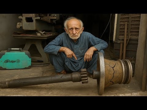 How We Repaired a Worn-Out Axle Shaft | Precision Machining Process