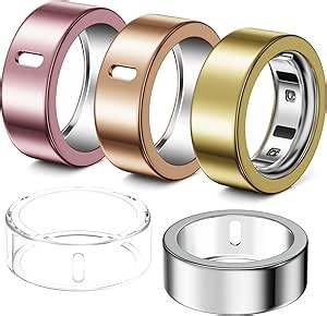 5 Pack Ring Cover Compatible with Oura Ring Gen 4/Oura Ring Gen 3 Horizon/Heritage, Abrasion-Resistant TPU Case for Oura Ring Protector Accessories for Oura Size 11