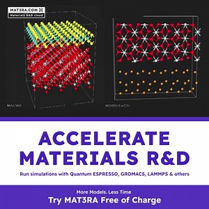 Materials Modeling 2.0 🔬 🧑‍🔬Mat3ra is a cloud-based digital research and development platform. ✅ Run simulations with Quantum ESPRESSO, LAMMPS, GROMACS more. More science, less time. Create a free account on the website 🌐 | Mat3ra.com