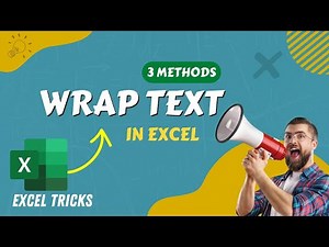 3 Easy Ways to Wrap Text in Excel | Excel Tricks