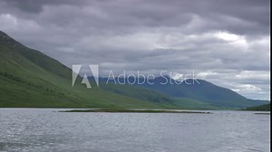 Loch Etive, Glen Etive, Scotland - Native Version Stock Video