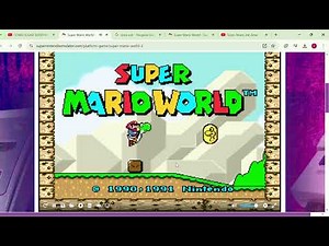Super Mario World Clássico com CONTROLE no PC e Notebook