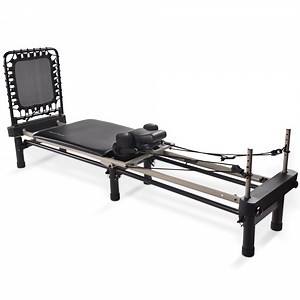 Stamina AeroPilates Premier Studio Reformer Workout Machine, Black