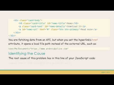 How to Ensure Your Hyperlinks Open Correctly Without Displaying Local Paths in JavaScript and HTML