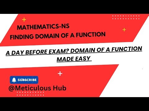 Understanding the Domain of a Function | Explained with Examples