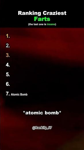 Ranking the best farts in history 😂#shorts #funny #ranking