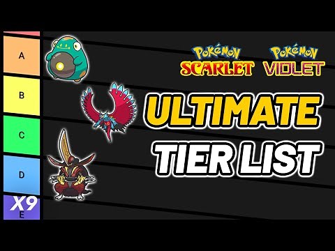 The ULTIMATE Pokemon Scarlet and Violet Competitive Tierlist