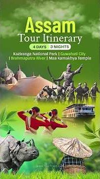 Assam Tour Package 3N/4D Itinerary | Kaziranga Safari & Maa Kamakhya Temple | Best Places to Visit