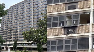 Downtown Louisville high-rise catches fire, about 100 people temporarily evacuated