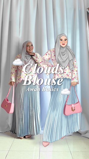 Clouds blouse by @Awan Basics