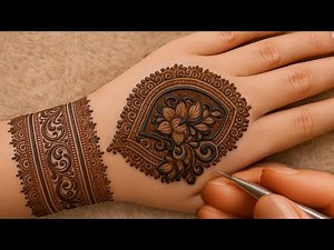 Beautiful floral 🌺🌹🪷 Back Hand Mehndi Design|| Pakistani Patterned Mehandi Design