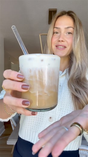 Starbucks copycat protein cold foam ☕️🤍 | Calla’s Clean Eats