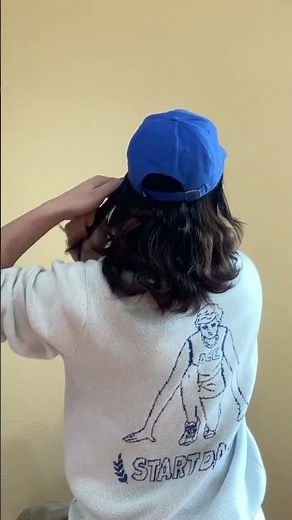 ロン毛男子の朝ルーティン（キャップ編）#美容師 #マンバン #メンズヘアー#メンズヘア #ロン毛 #ショート