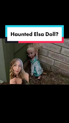 What do you guys think of this? 😳 #horrortok #horror #haunteddoll #elsa #creepy #haunted #possessed #creepytok #spooky #fyp