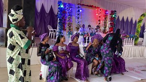 45K views · 1.6K reactions | One of the vibes I bring to your wedding events Book me o I’m taking bookings for February already WhatsApp or call me on 08085629169! Please don’t call me if it’s not about business! T for thanks  We engage your bridal train and you would love it ! Congratulations to my couple for yesterday Mr David and Mrs Folakemi Oluwaniyi God bless your home  | IbileJunction with SisiJunction | Facebook